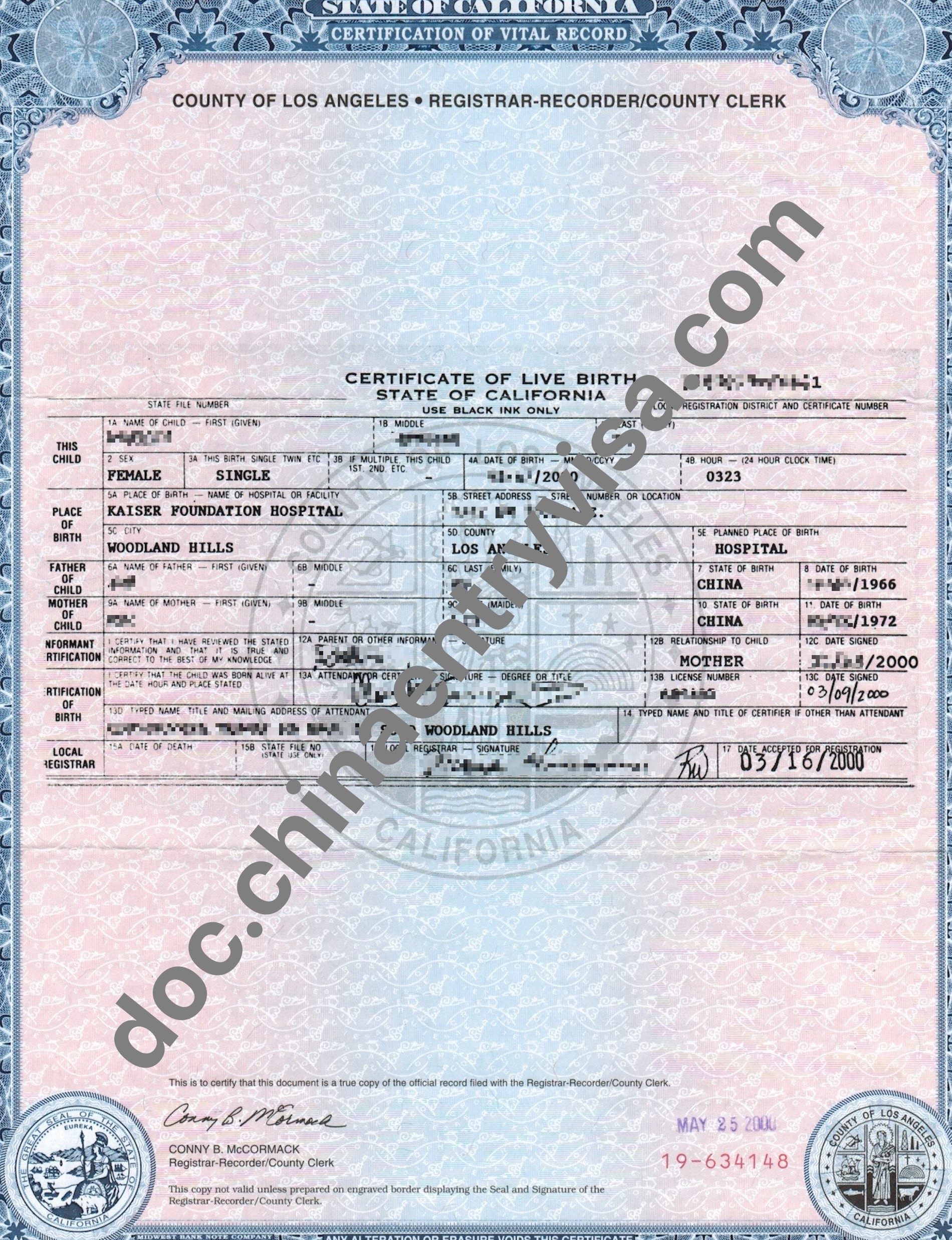 怎么办理美国加利福尼亚州出生证明Birth Certificate认证Apostille? – 文档中心